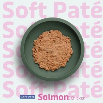 Prins blik kattenvoer Salmon &amp; Chicken Soft Pat&eacute; 70 gr. / cat wet food