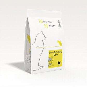 Natural Health Cat Chicken Kitten 1,5 kg kattenvoer