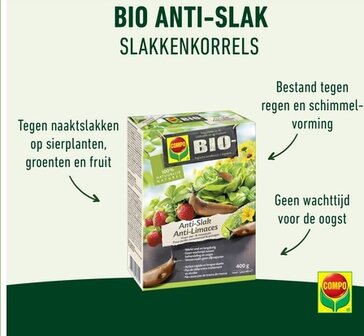 Compo Bio slakkenkorrels 400 gram
