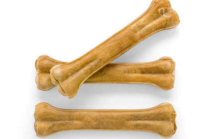 Pets en Co Geperst Kauwbot 21 cm 3 st