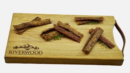 Riverwood Hondensnack Butcher Vleesstrips Konijn 150 gr