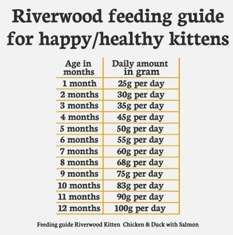 Riverwood Kitten  Kip &amp; Eend met Zalm 6kg
