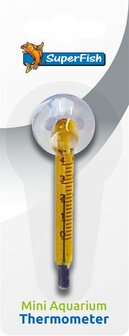 SuperFish Mini Aquarium Thermometer Glas