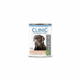 Clinic Vd Dog Hypoallergenic- Hondendieetvoer - Salmon /zalm 415 g