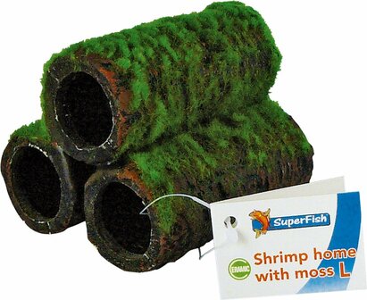 SuperFish Schrimp Home met Mos L