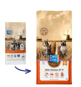 Caro Croc With Chicken 7 Kg kattenvoer