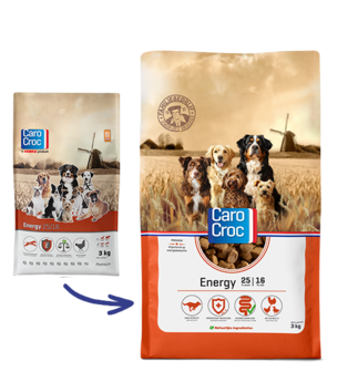 Caro Croc Energy hondenvoer 3 kg