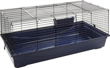 Kooi Jip Blauw Zwart 120x59x50 cm