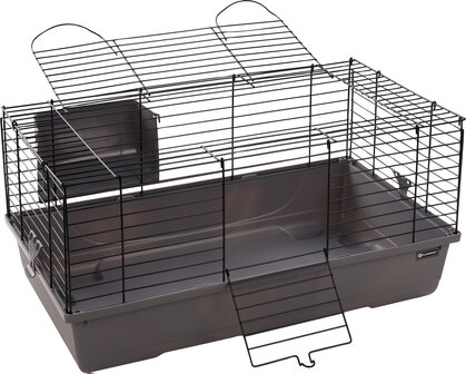 Kooi Mobi Grijs Zwart 75x47x40 cm