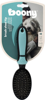 Boony borstel hond stalen pen medium