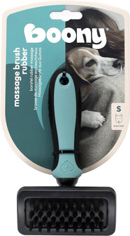 Boony massageborstel hond rubber small