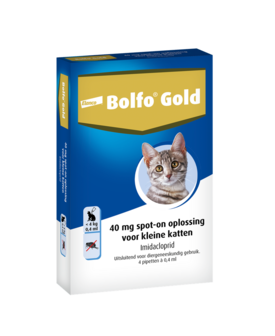 Bolfo Gold kat 40 4 pipetten