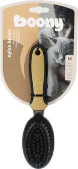Boony Borstel Kat Nylon Medium &ndash; Verzorgingsborstel voor Katten