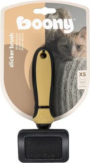 Boony Borstel Kat Slicker Extra Small &ndash; Voor Kortharige Katten