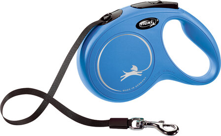 Flexi Rollijn Classic Tape M Blauw 5 Meter