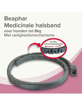 Beaphar Medicinale Halsband Hond tot 8 kg | Tot 8 maanden bescherming