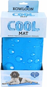 Kowloon Cool Mat Blauw Bubble L 90x50 cm | Koelmat voor honden
