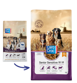  Caro Croc Senior sensitive  3kg hondenvoer