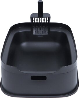 Rotho Kattentoilet Biala Anthracite | Gesloten kattenbak
