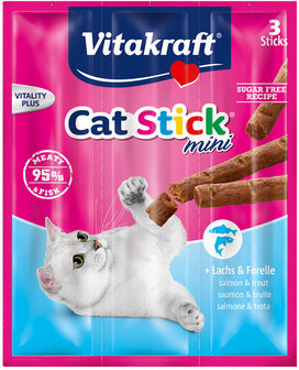 vitakraft cat stick mini met zalm en forel