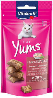 vitakraft cat yums met leverworst