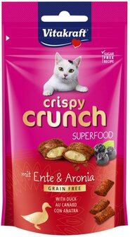 vitakraft crispy crunch met eend en aroniabessen