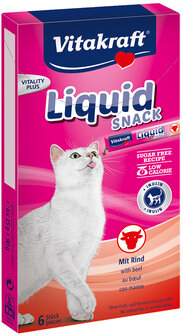 vitakraft liquid snack met rundvlees en inuline