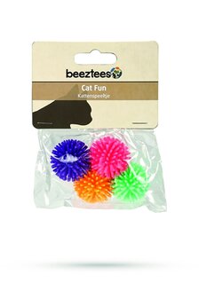 Beeztees kattenspeeltje 4 speelballetjes