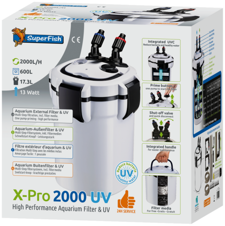 SuperFish X Pro 2000 UV (600L)
