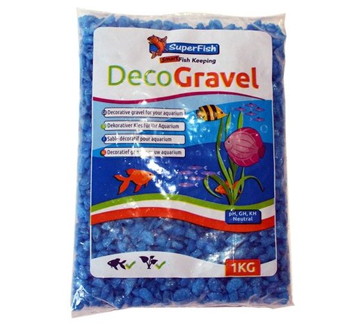 SuperFish Deco Grind Neon Blauw 1 KG