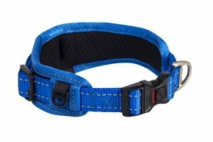 Rogz Utility Padded Halsband Blue