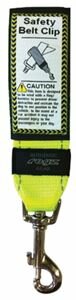 Rogz Safety Belt Car Clip Yellow