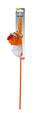 Rogz Catnip Fluffy Magic Stick Orange