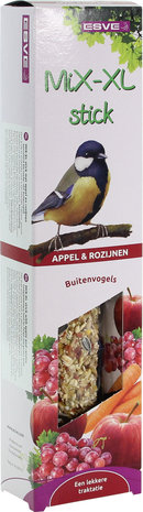 Esve Mix-XL Stick Buitenvogel Appel en Rozijn