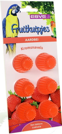 Esve Fruitkuipjes Aardbei 6st