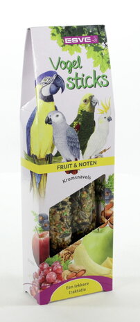 Esve Vogelsticks Pap. Fruit en Noten 2 stuks