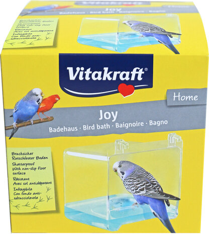 Vitakraft badhuis Joy extra stabiel groot, transparant