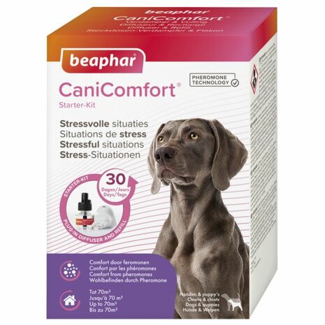 Beaphar Canicomfort Complete Starterskit - Anti stressmiddel - 48 ml