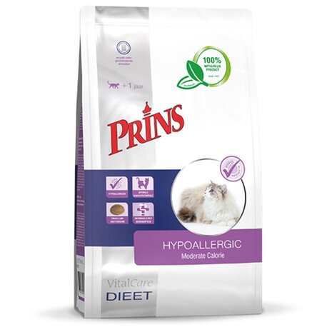Prins Dieet Cat HypoAllergic Moderate Calorie 1,5 kg