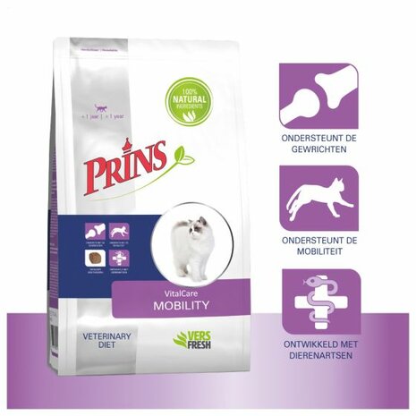 Prins Vitalcare Diet Mobility Gevogelte - Kattenvoer - 1.5 kg