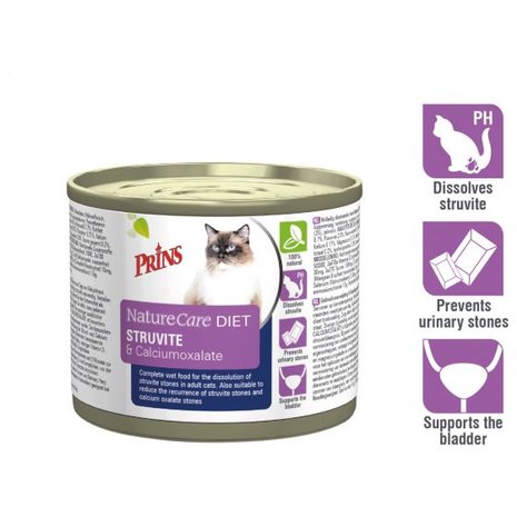 Prins Naturecare Diet Cat Struvite - Kattenvoer - 200 g