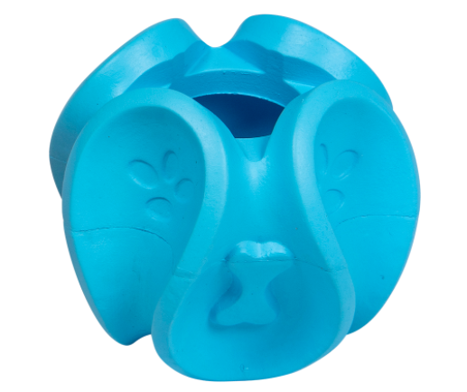 Jack and Vanilla Rubber Toys Traktatiespeeltje Lichtblauw 7,8 cm