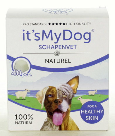 it's My Dog Schapenvet Naturel 40 pcs.