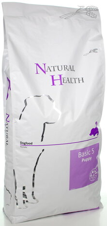 Natural Health Dog Basic 5 Puppy 12,5 kg