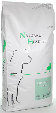 Natural Health Dog Carnivore Puppy 15 kg