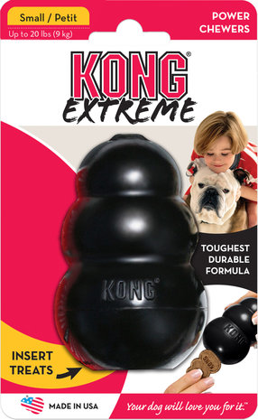 Kong hond Extreme rubber zwart