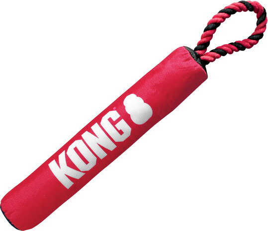 Kong hond Signature stick with rope, medium