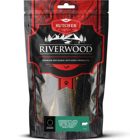 Riverwood Hondensnack Butcher Zwijnenhuid 200 gr