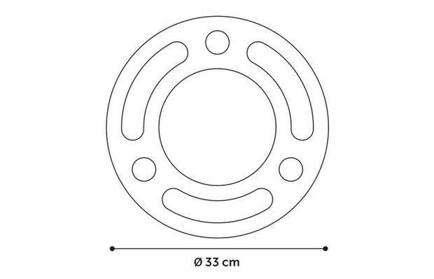 Flamingo Krabspeelgoed Crabi Cirkel 6 gaten