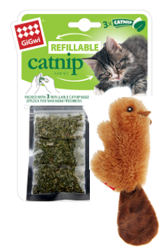 GIGwi Hervulbare Catnip Bever